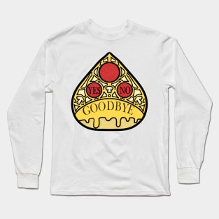 ouija board pizza planchette Long Sleeve T-Shirt